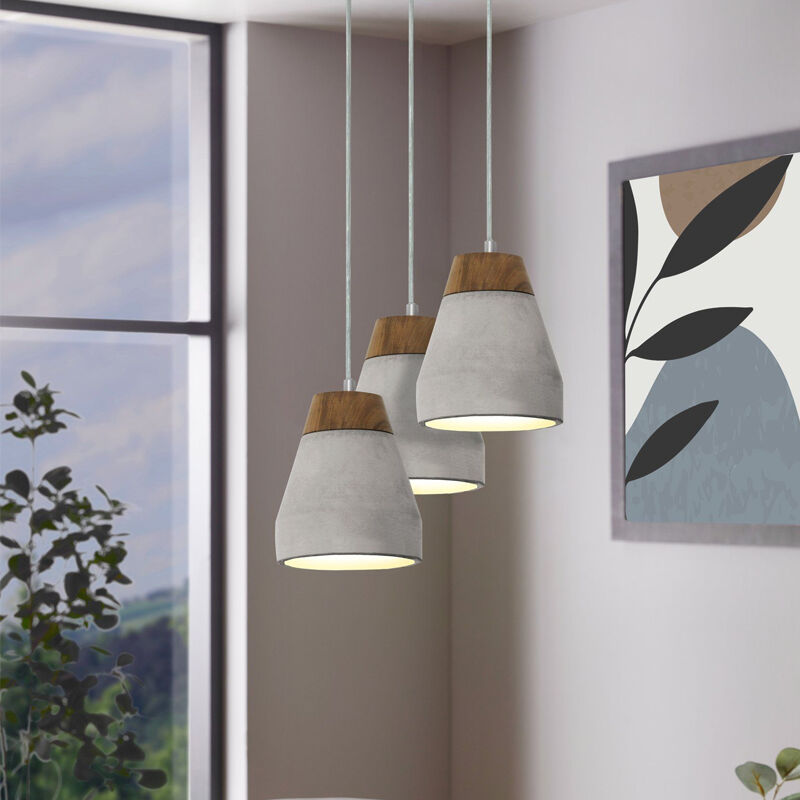 Betong fönsterlampa brun, Antonio