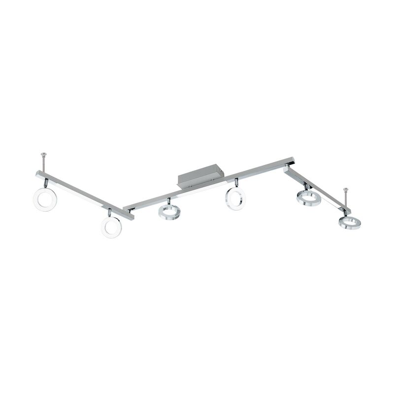 Krom modern spotlight tak aluminium, Madelinde, 3W, 3000K LED