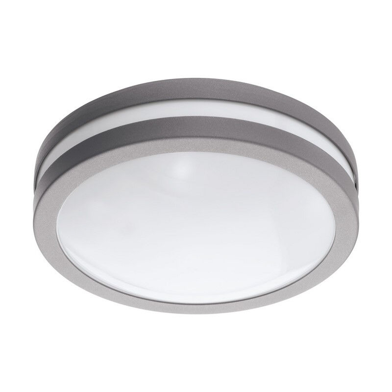 Silver utelampa metall, Justin, IP44