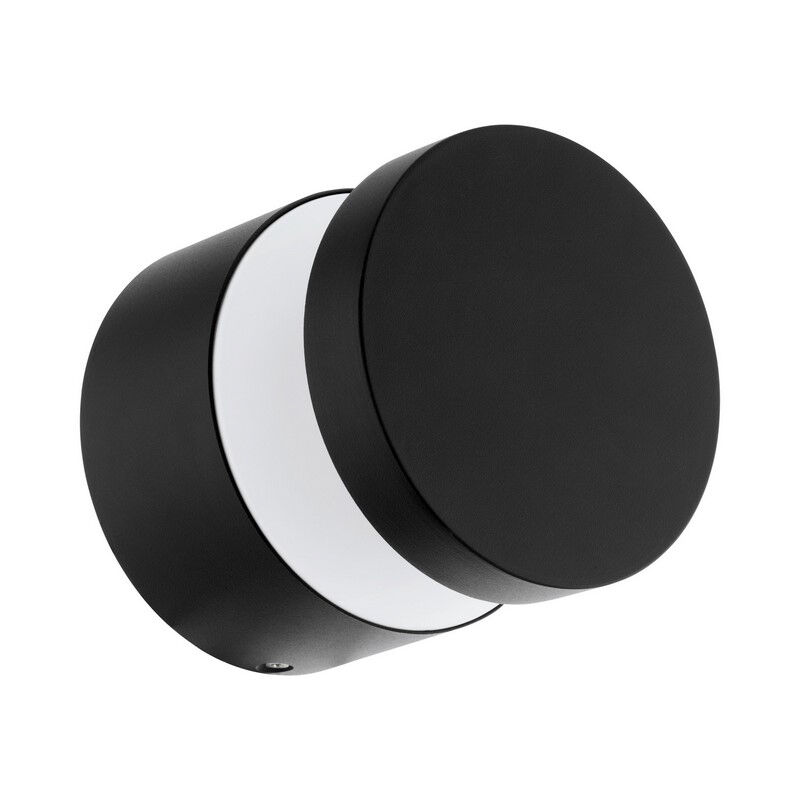 Svart utelampa aluminium, Ian, IP44