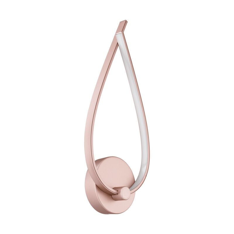 Guld design vägglampa aluminium, Josef, 11W, 3000K LED