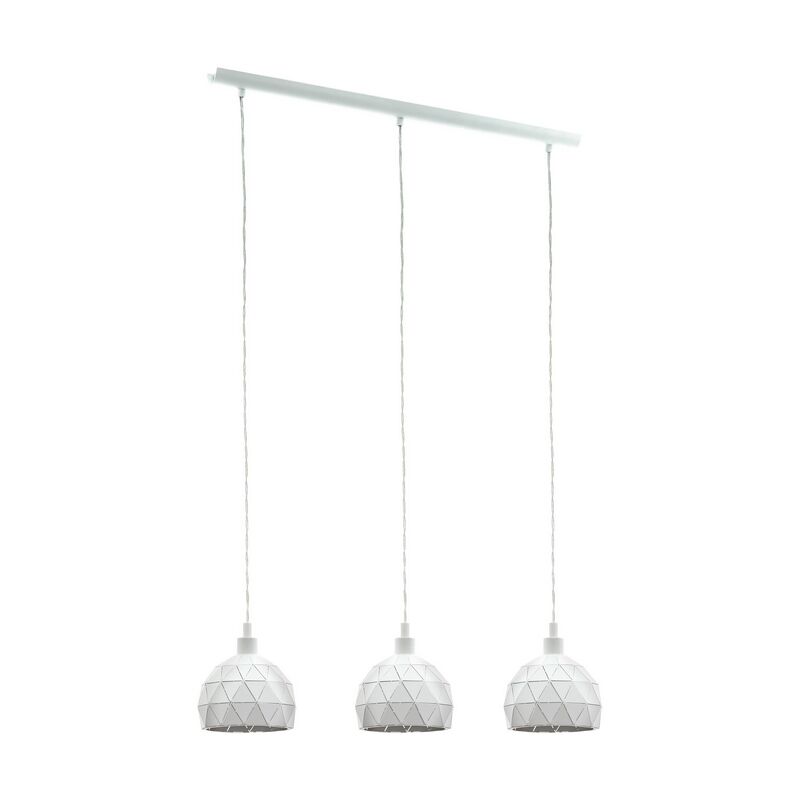 Vit modern fönsterlampa stål, Silva