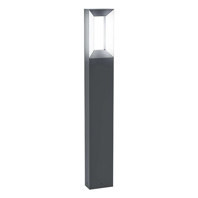 Svart modern utelampa aluminium, Larisa, 5W, 3000K LED, IP44