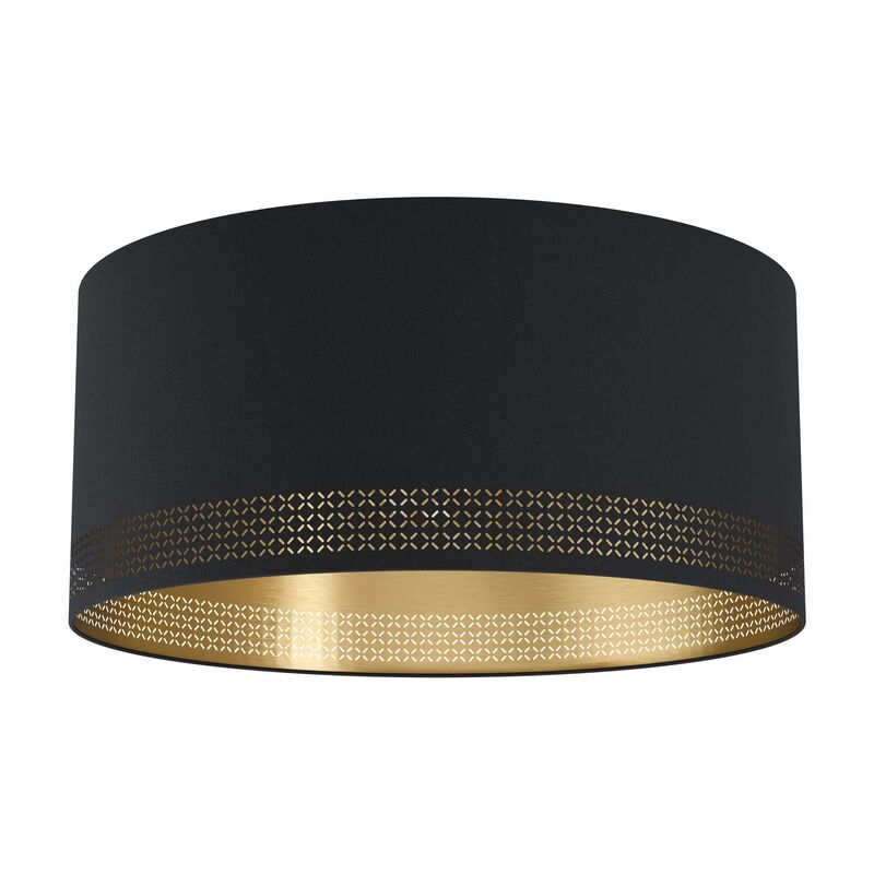 Svart modern plafond stål, Niko