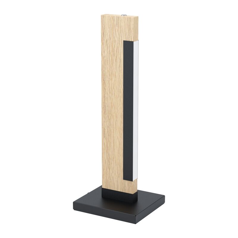 Trä bordslampa brun, Ludovica, 6W, 3000K LED, med brytare