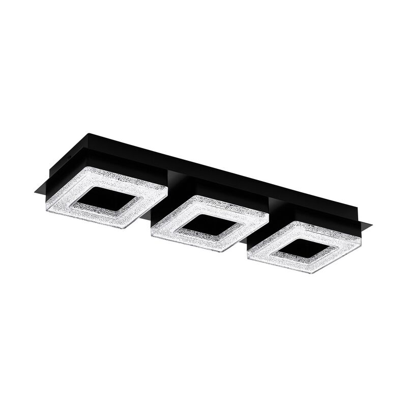 Svart design plafond stål, Arjo, 4W, 3000K LED