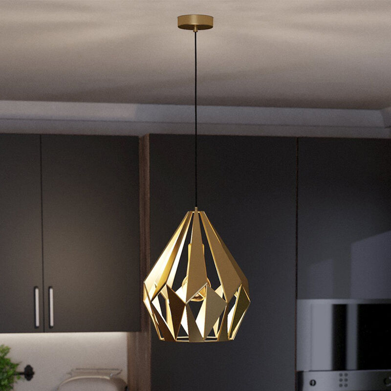 Guld industri fönsterlampa aluminium, Acri