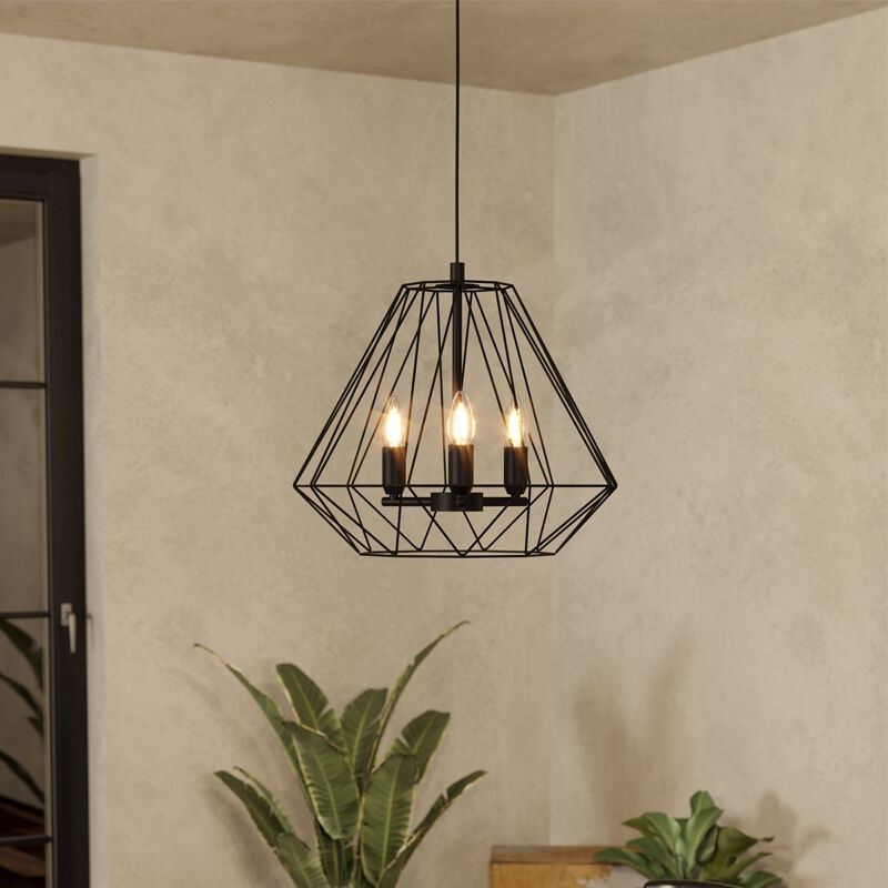 Svart industri fönsterlampa aluminium, Kwok