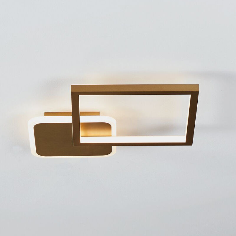Guld modern taklampa aluminium, Sivan, 15W, varm till kall vit justerbar LED, 3 stegs dimmer