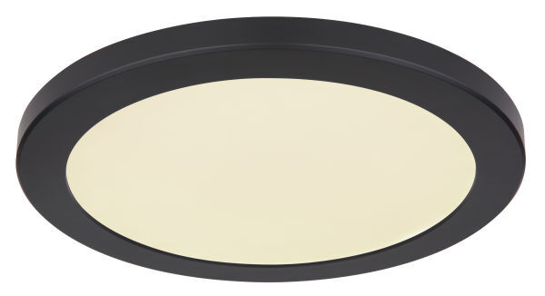 Svart plafond plast, Cage, 24W, justerbar ljusfärg LED