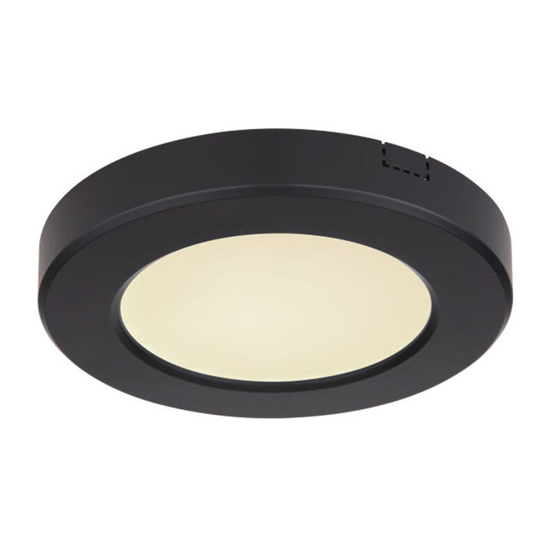 Svart plafond plast, Cage, 6W, justerbar ljusfärg LED