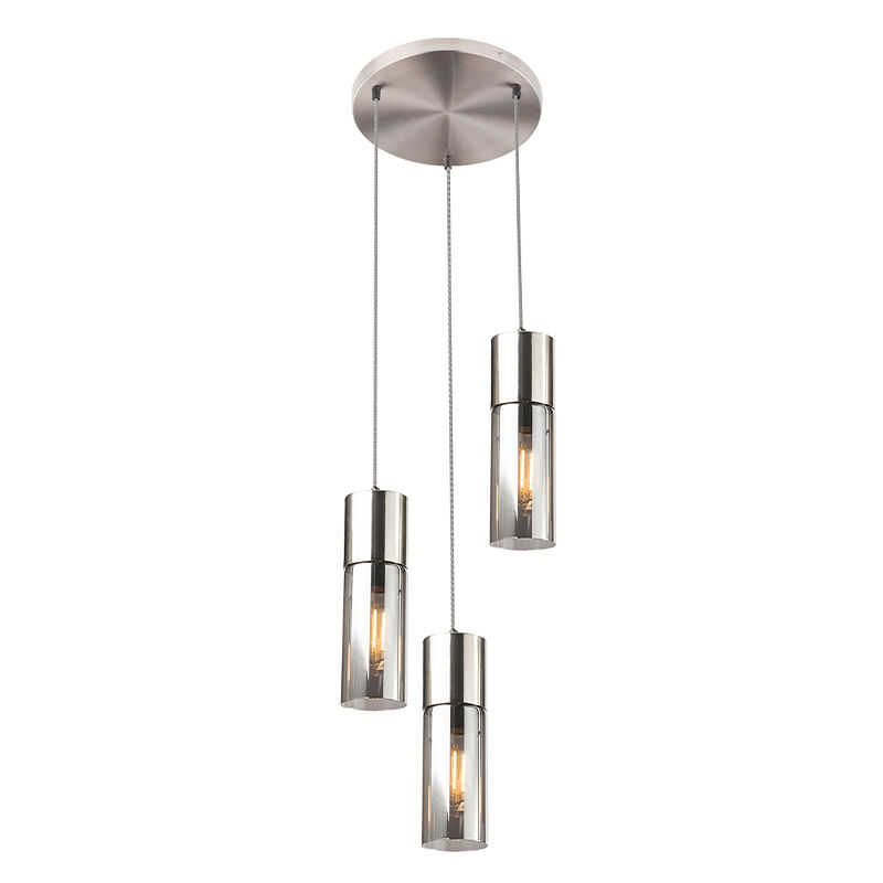 Nickel design fönsterlampa glas, Xena