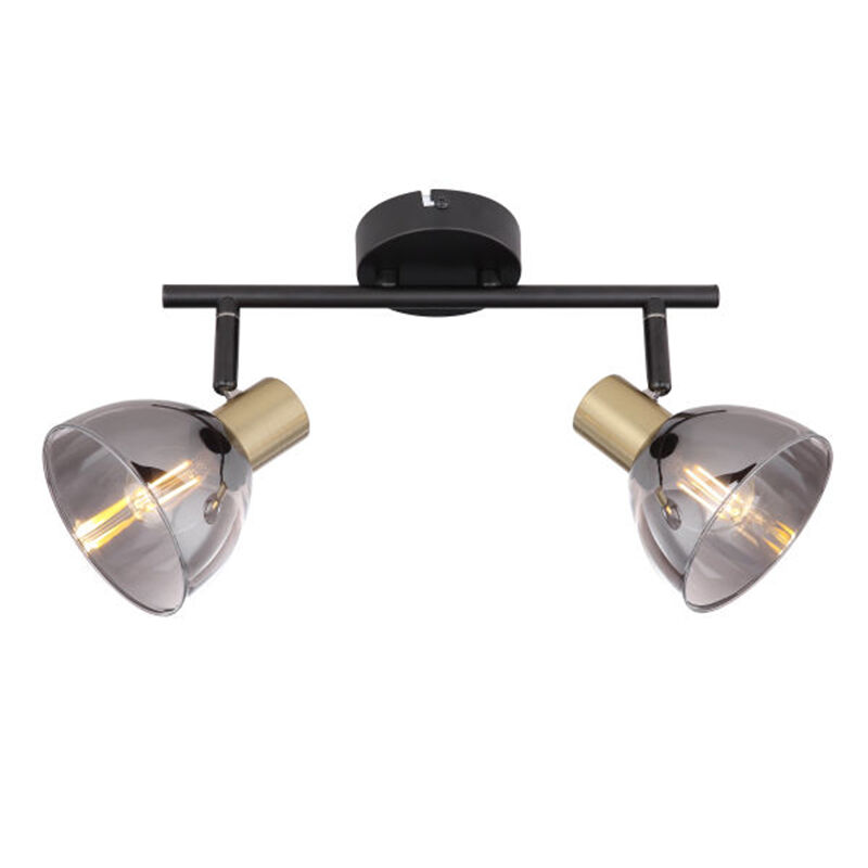 Guld modern spotlight tak glas, Arthur