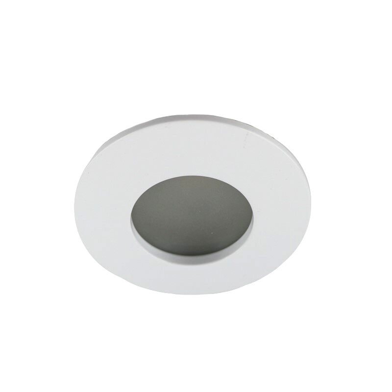 Aluminium infälld spotlight badrum vit, Pierre, IP44