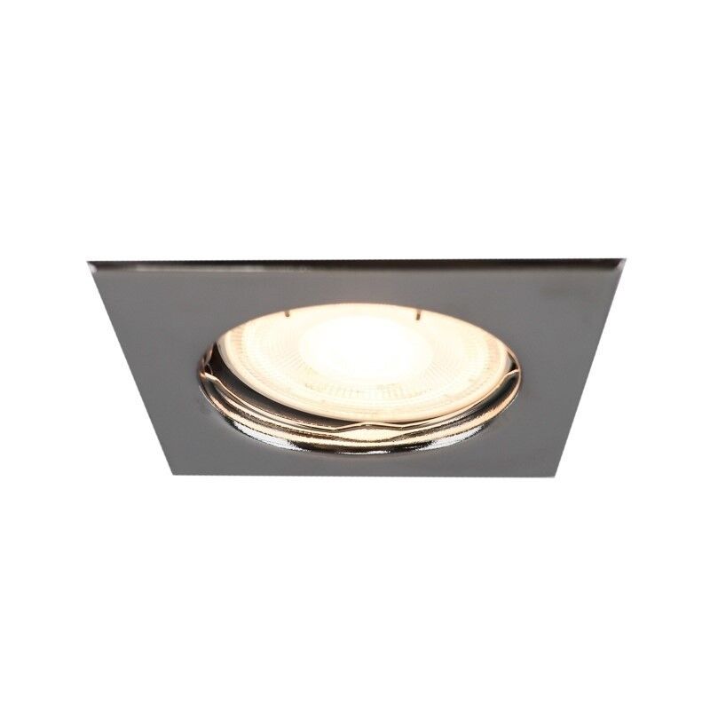 Metall infälld spotlight krom, Meco