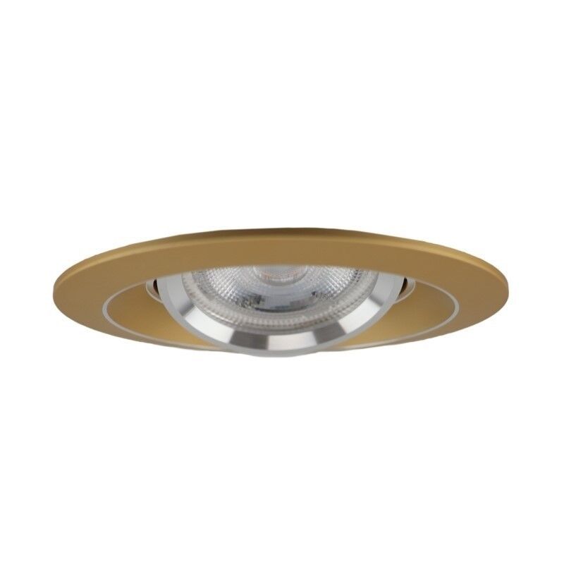 Aluminium infälld spotlight guld, Tycho