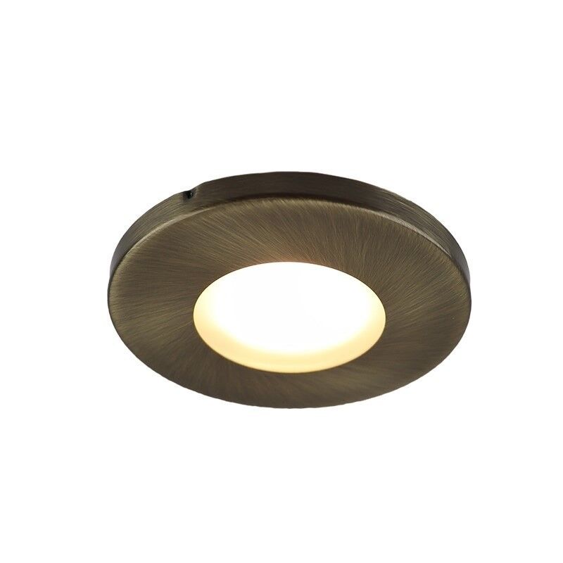 Metall infälld spotlight badrum brons, Mela, IP44
