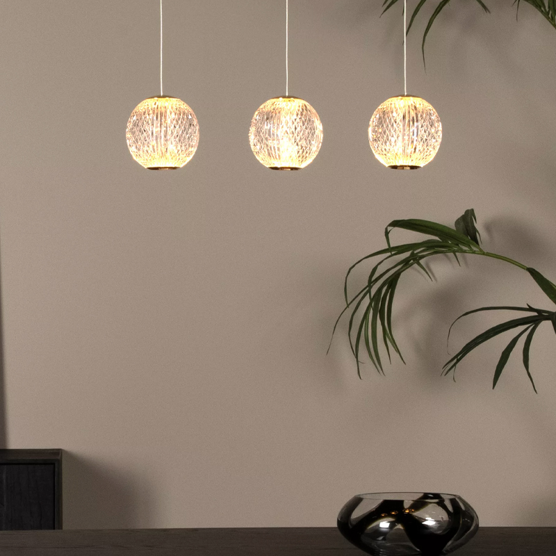 Guld fönsterlampa design, Cintra, 4,7W, 2700K LED
