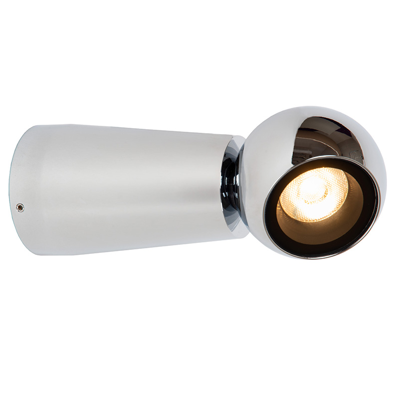Krom utelampa modern, Ipsos, 5W, 2700K LED, IP54