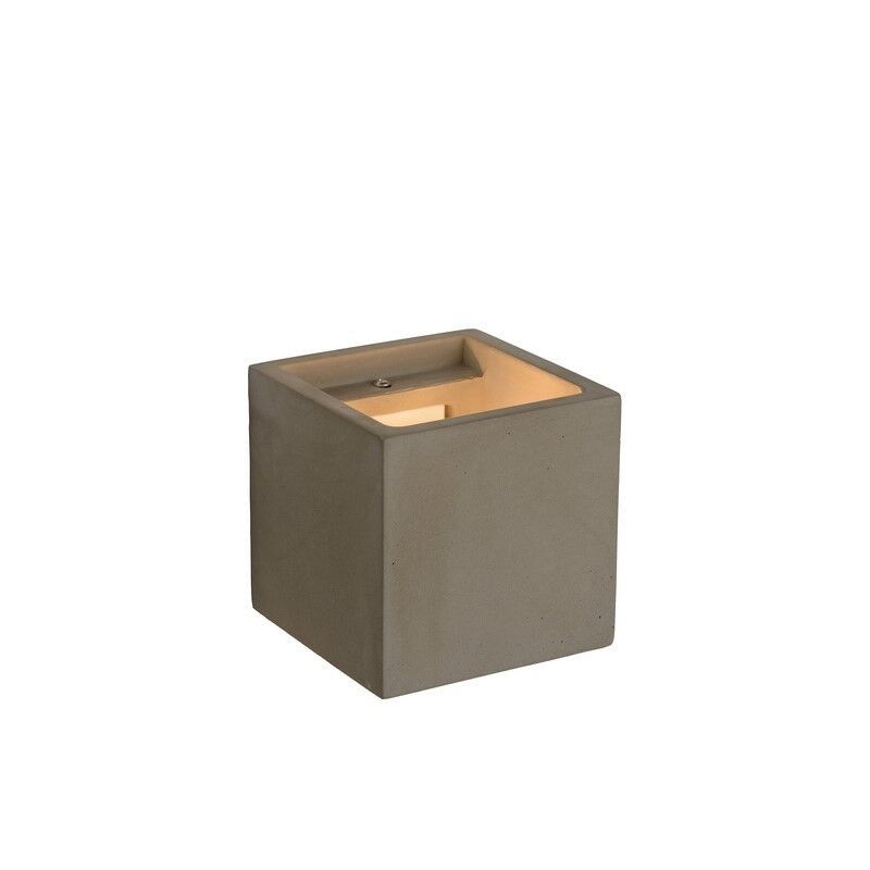 Gips vägglampa taupe, Gipsy