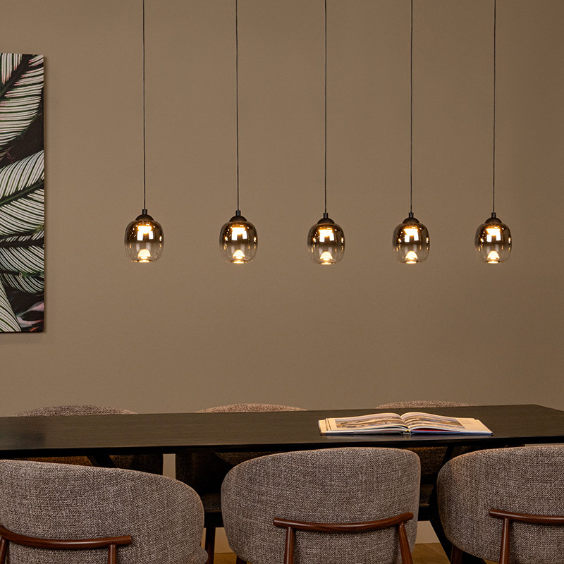 Grå fönsterlampa modern, Tamino, 5,6W, 3000K LED