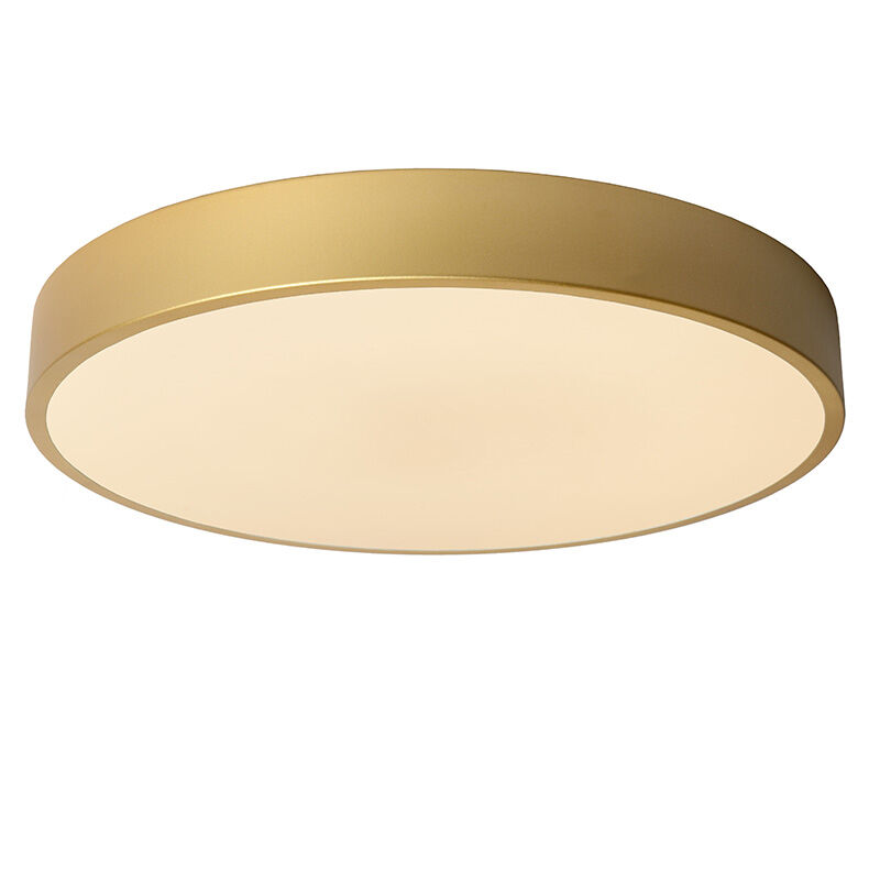 Guld plafond modern, Unar, 24W, 2700K LED, 3 stegs dimmer