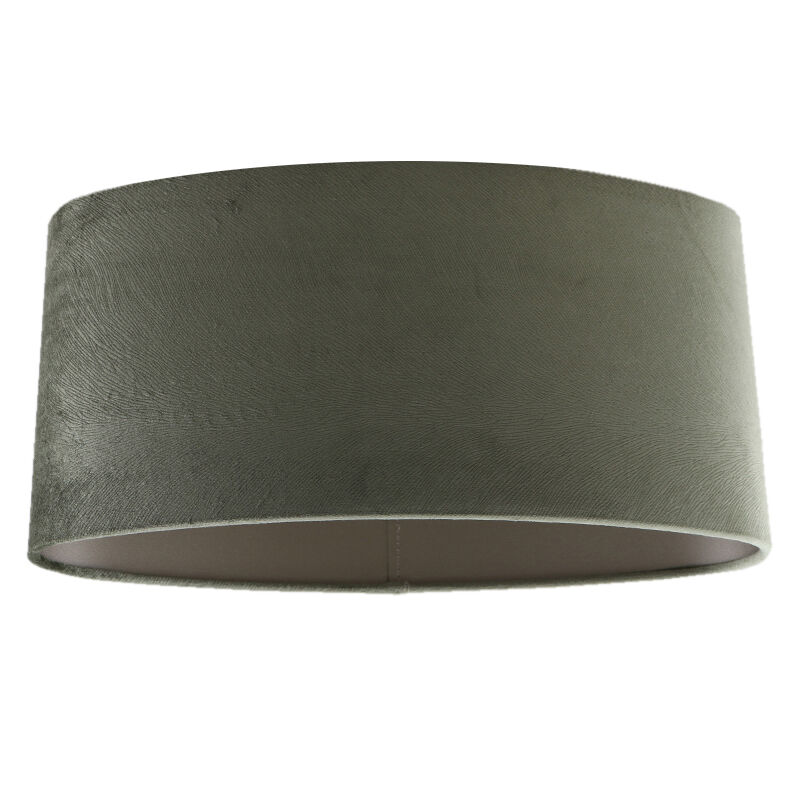 40 cm oval lampskärm sammet grön, Emilius