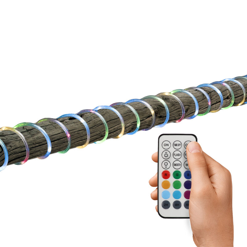 35m RGB LED ljusslang, justerbar ljusfärg