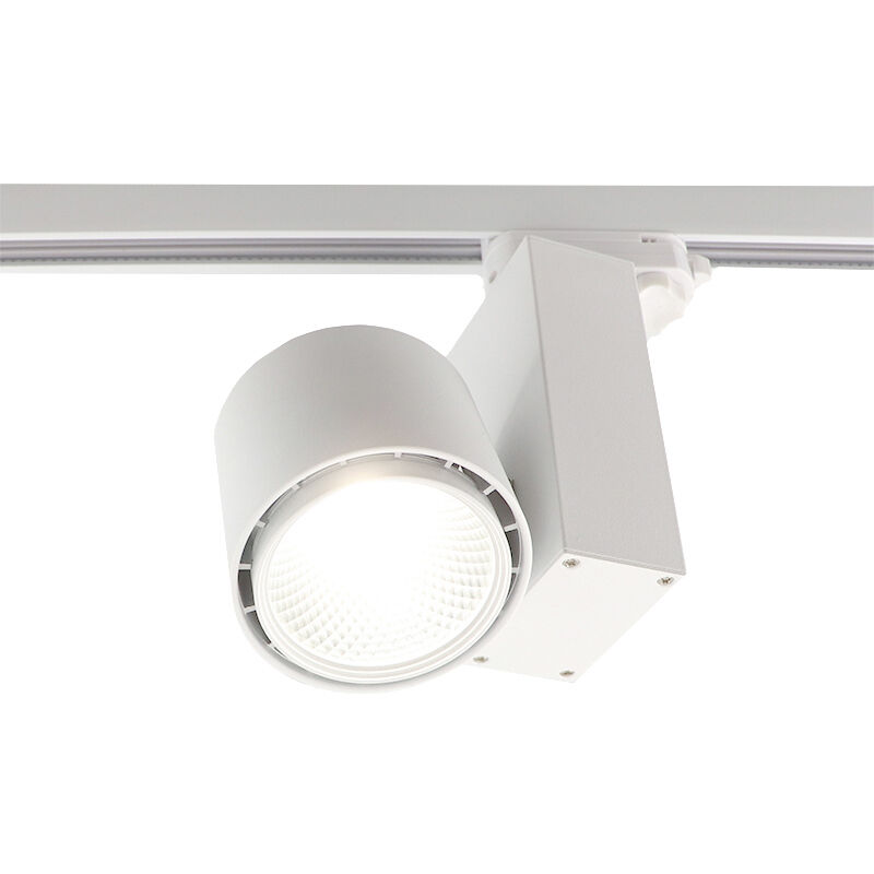 Vit Bisolux Master B spotlight skena, Philips drivrutin, 4000k, 30w, 36 grader