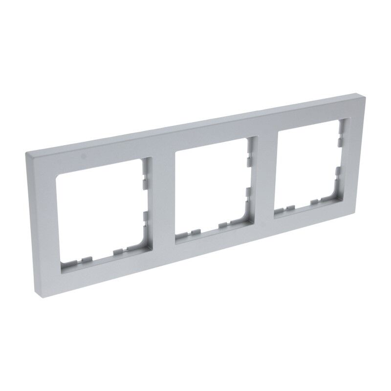 Q-Link S-Line täckram 3-vägs, Grå/aluminiumfärgad