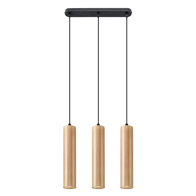 Trä fönsterlampa brun, Francina