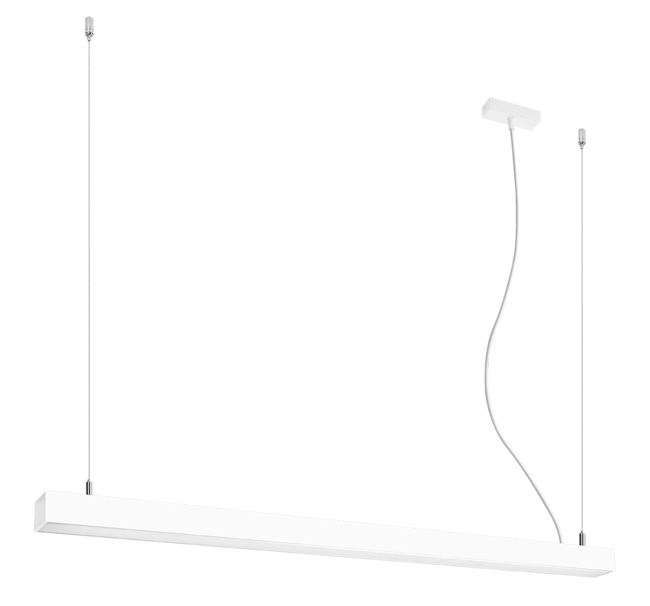 Aluminium fönsterlampa vit, Mascha, 38W, 3000K LED