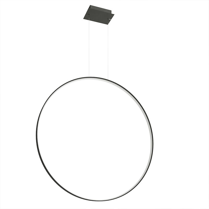 Aluminium fönsterlampa svart, Ringo, 70W, 3000K LED