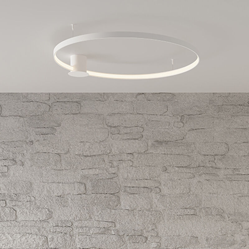 Aluminium plafond vit, Ringo, 30W, 3000K LED