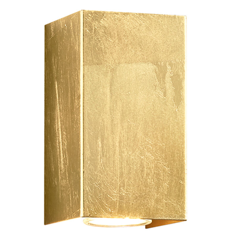 Guld up down vägglampa modern, Adam