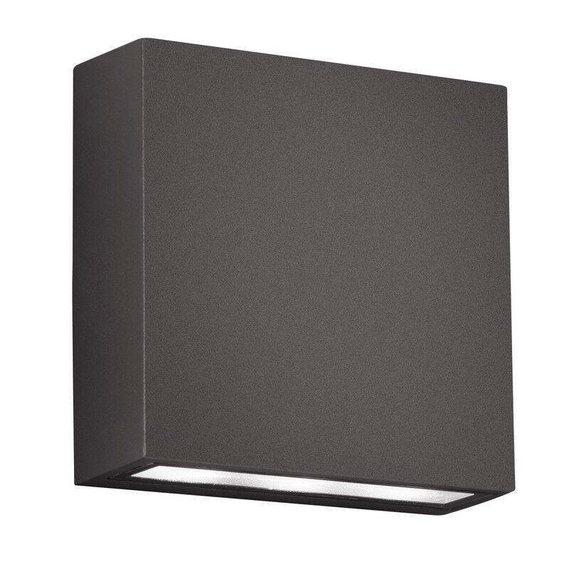 Antracit utelampa modern, Bridlington, 3W, 3000K LED, IP54