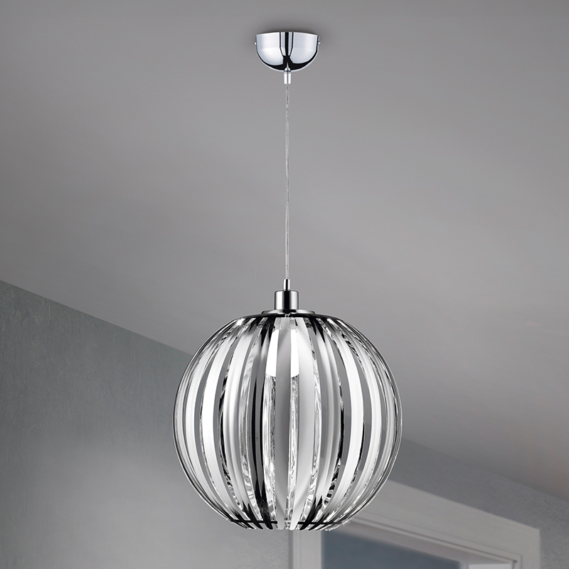 Krom fönsterlampa design, Latanya