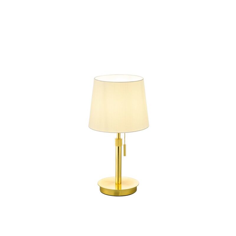 Mässing bordslampa modern, Niva, med dra i strömbrytaren