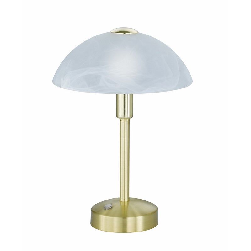 Mässing bibliotekslampa klassisk, Notaris, 4W, 3000K LED, med brytare