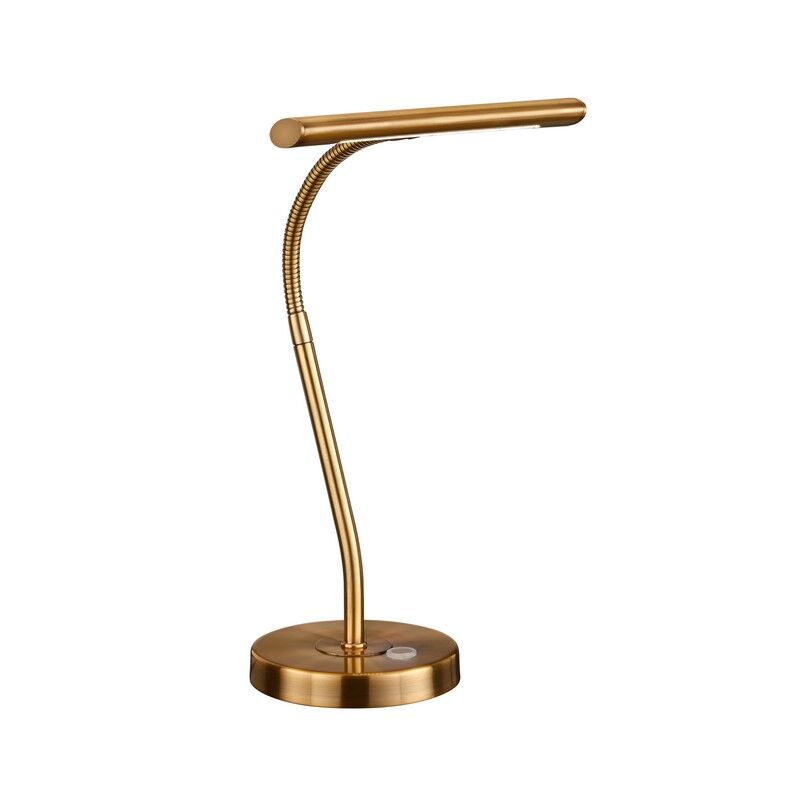 Brons bordslampa modern, Eliza, 4W, 3000K LED, med brytare