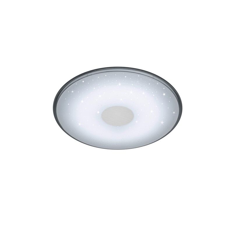 Vit plafond modern, Levain, 30W, varm till kall vit justerbar LED, met fjärrkontroll