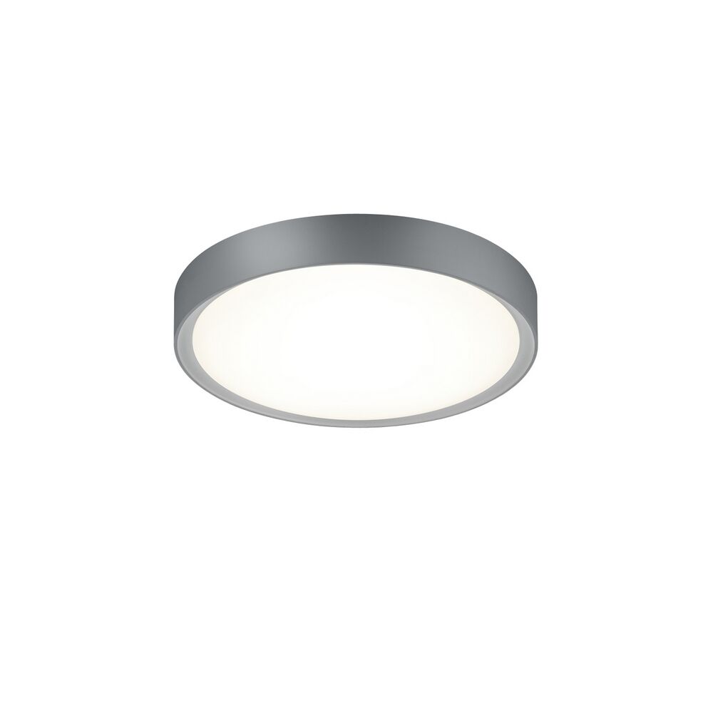 Silver taklampa badrum plast, Evelina, 18W, 3000K LED, IP44