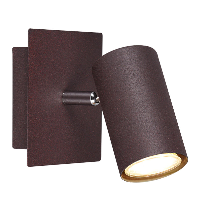 Rostfärgad väggspotlight modern, Kaso