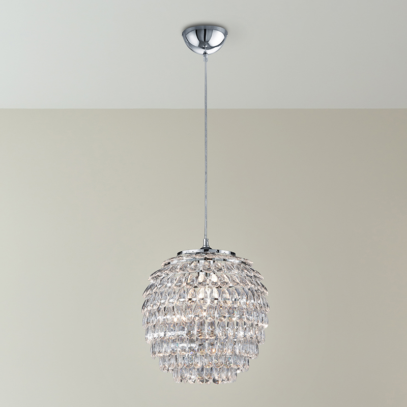 Krom fönsterlampa retro, Ilse