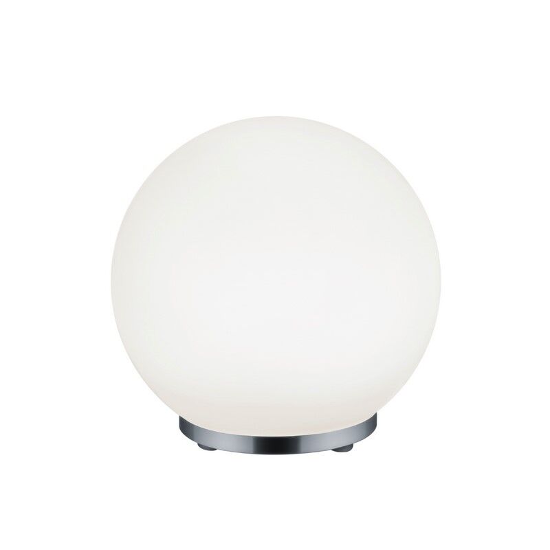 Krom bordslampa modern, Berkant, 5,5W, 3000K LED, met fjärrkontroll