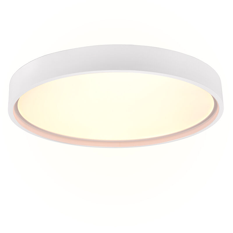 Vit plafond modern, Destin, 29W, varm till kall vit justerbar LED