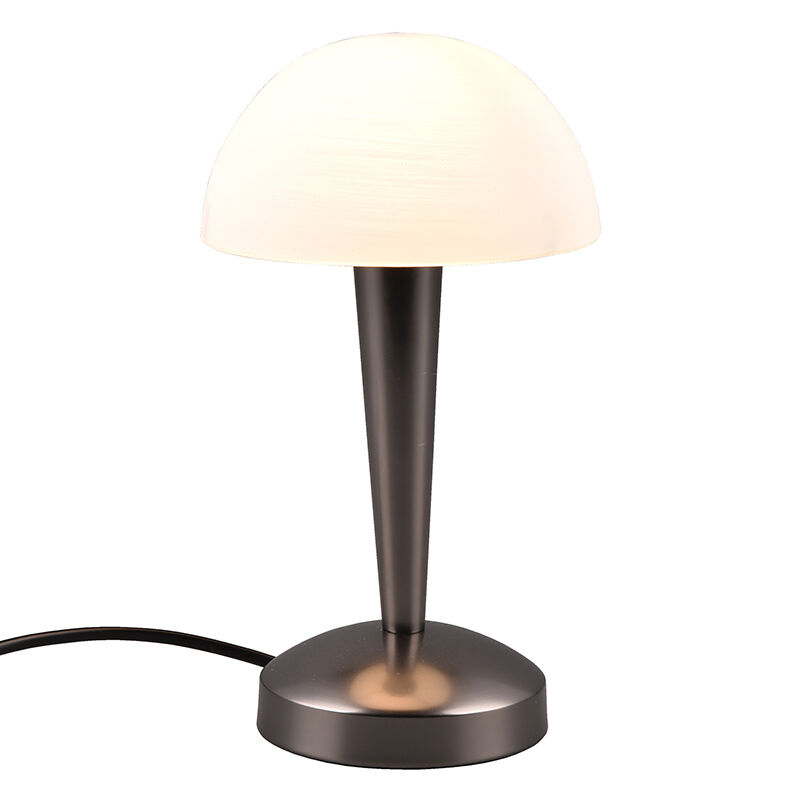 Svart bordslampa modern, Delila, med beröringsdimmer