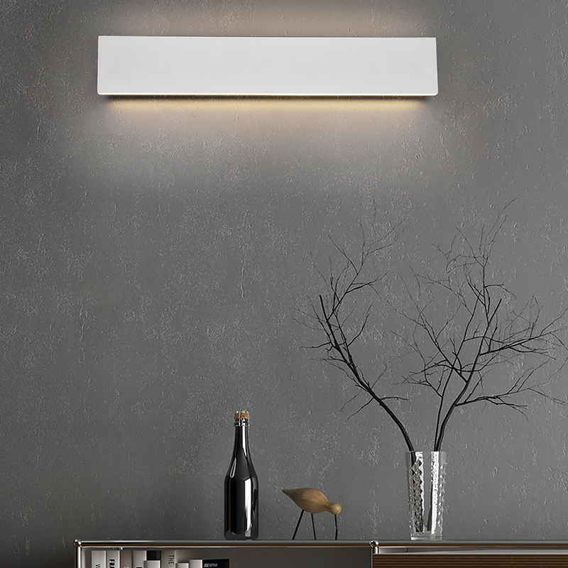 Vit up down vägglampa modern, Coscon, 9W, 3000K LED