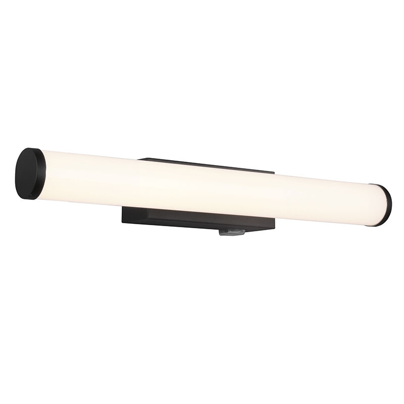 Svart badrumslampa vägg modern, Staby, 4,3W, 3000K LED, IP44