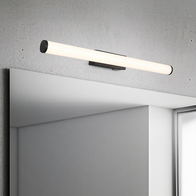 Svart badrumslampa vägg modern, Staby, 6,5W, 3000K LED, IP44